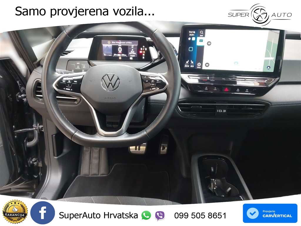 Volkswagen ID.3 Pro 62 kWh (204 KS) LED+GR SJED+ACC