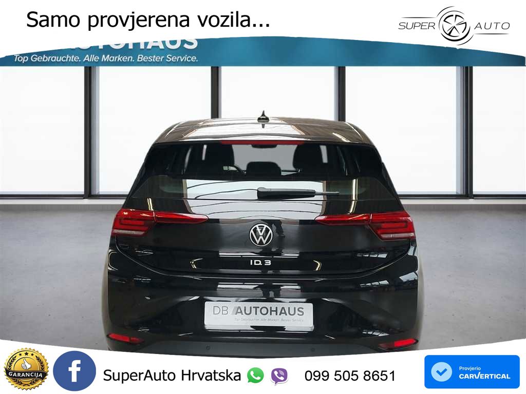 Volkswagen ID.3 Pro 62 kWh (204 KS) LED+GR SJED+ACC