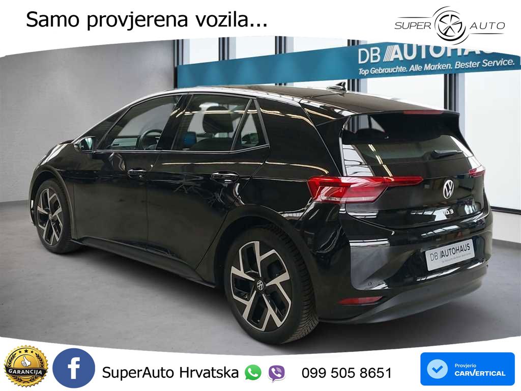 Volkswagen ID.3 Pro 62 kWh (204 KS) LED+GR SJED+ACC