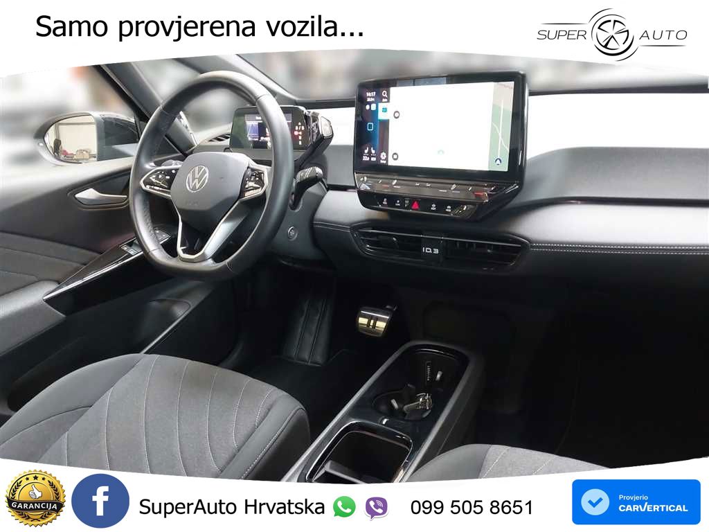 Volkswagen ID.3 Pro 62 kWh (204 KS) LED+GR SJED+ACC