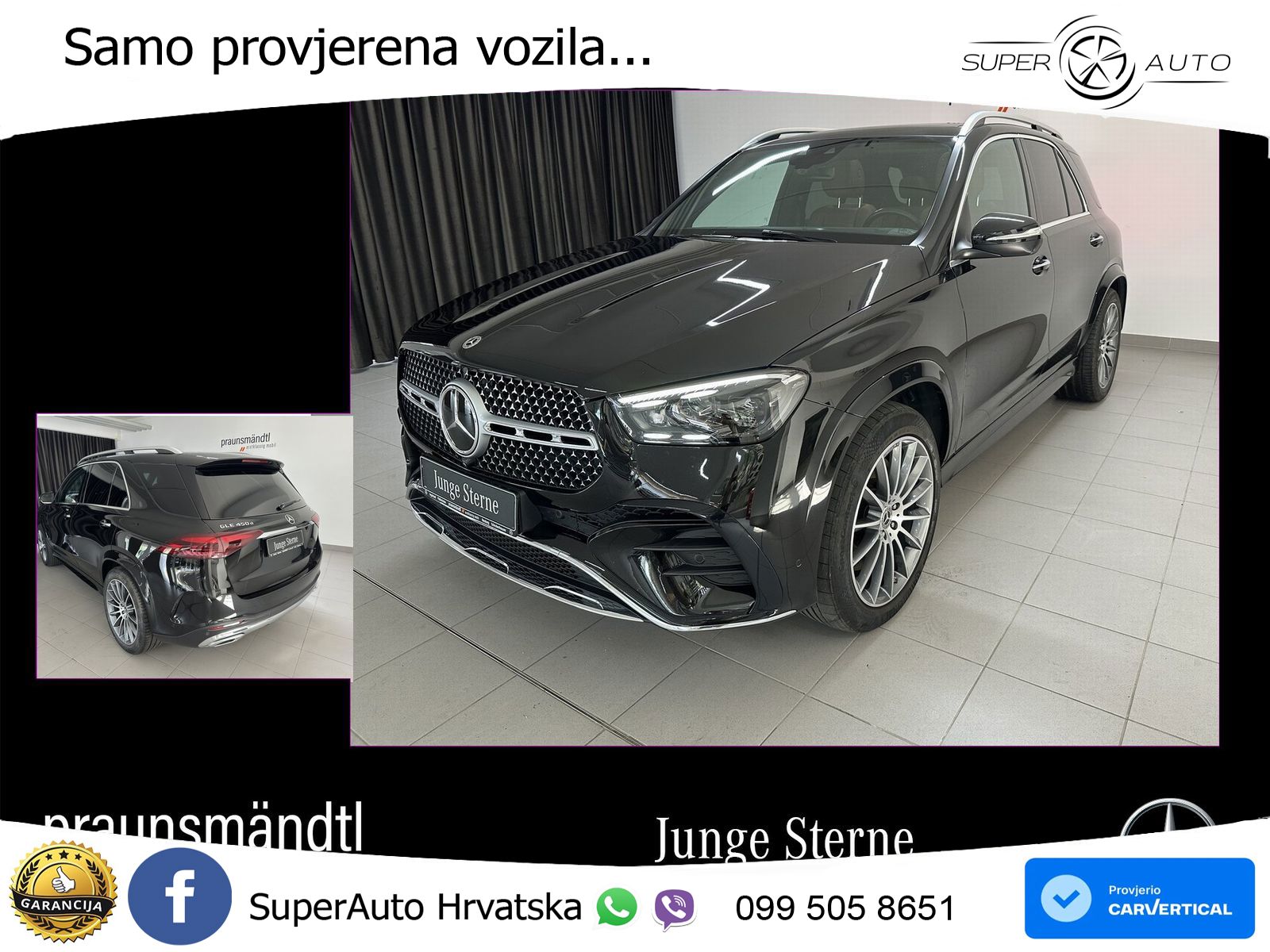 Mercedes GLE 450d (367 KS) EQ Boost 4MATIC 9G-TRONIC AMG LED+GR SJED+ACC