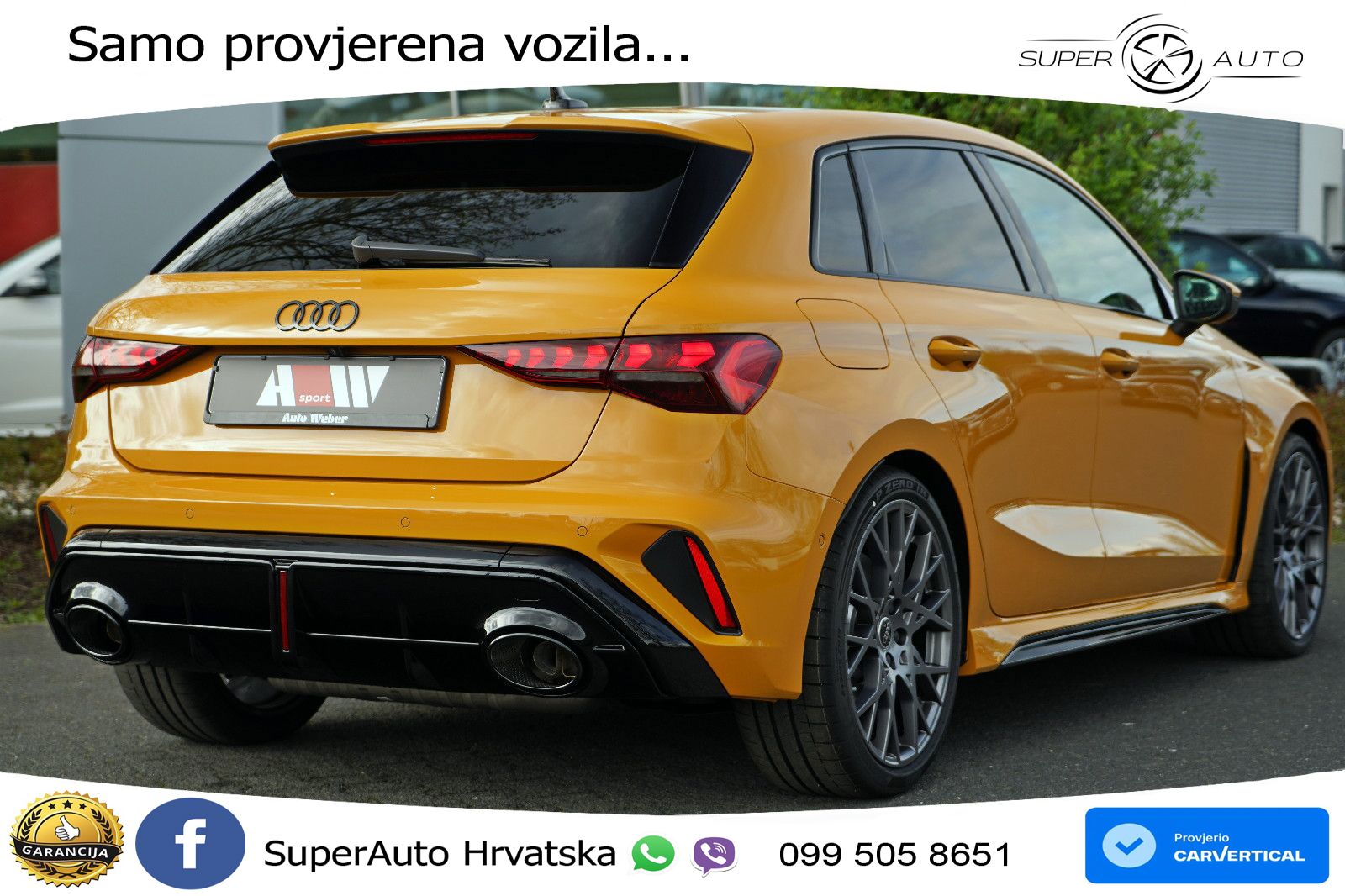Audi RS3 Sportback 2.5 TFSI (400 KS) quattro S tronic LED+GR SJED+ACC