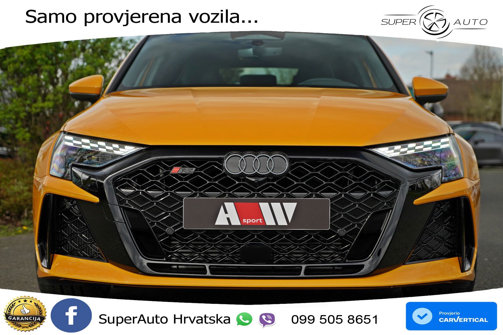 Audi RS3 Sportback 2.5 TFSI (400 KS) quattro S tronic LED+GR SJED+ACC