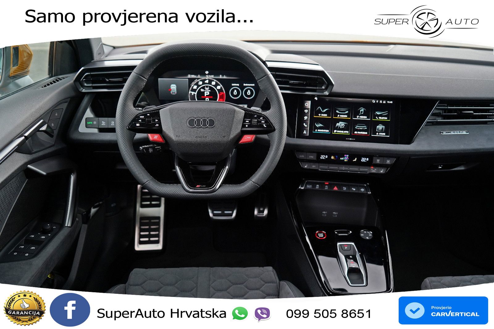 Audi RS3 Sportback 2.5 TFSI (400 KS) quattro S tronic LED+GR SJED+ACC