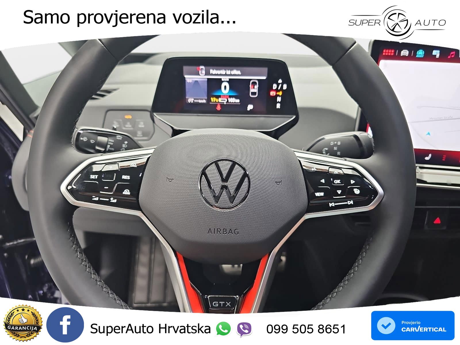 Volkswagen ID.3 GTX Performance 84 kWh (326 KS) LED+GR SJED+ACC