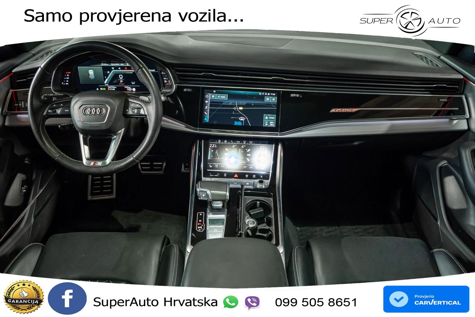 Audi Q8 50 TDI V6 (330 KS) quattro Tiptronic S line LED+GR SJED+ACC