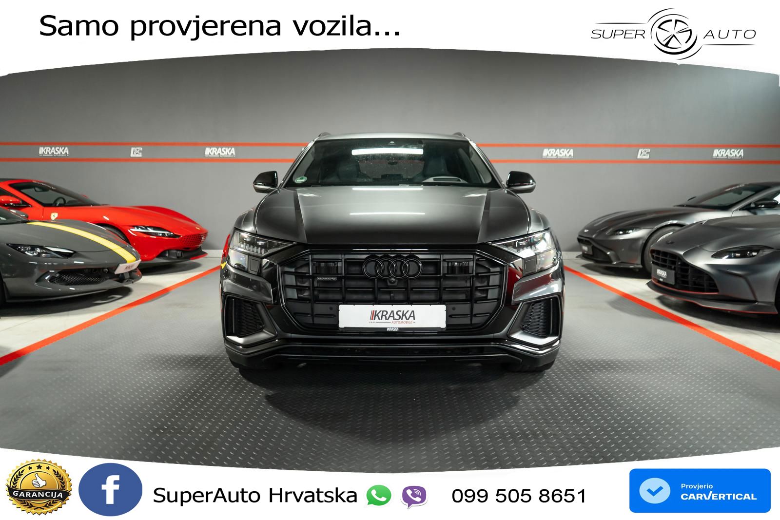 Audi Q8 50 TDI V6 (330 KS) quattro Tiptronic S line LED+GR SJED+ACC