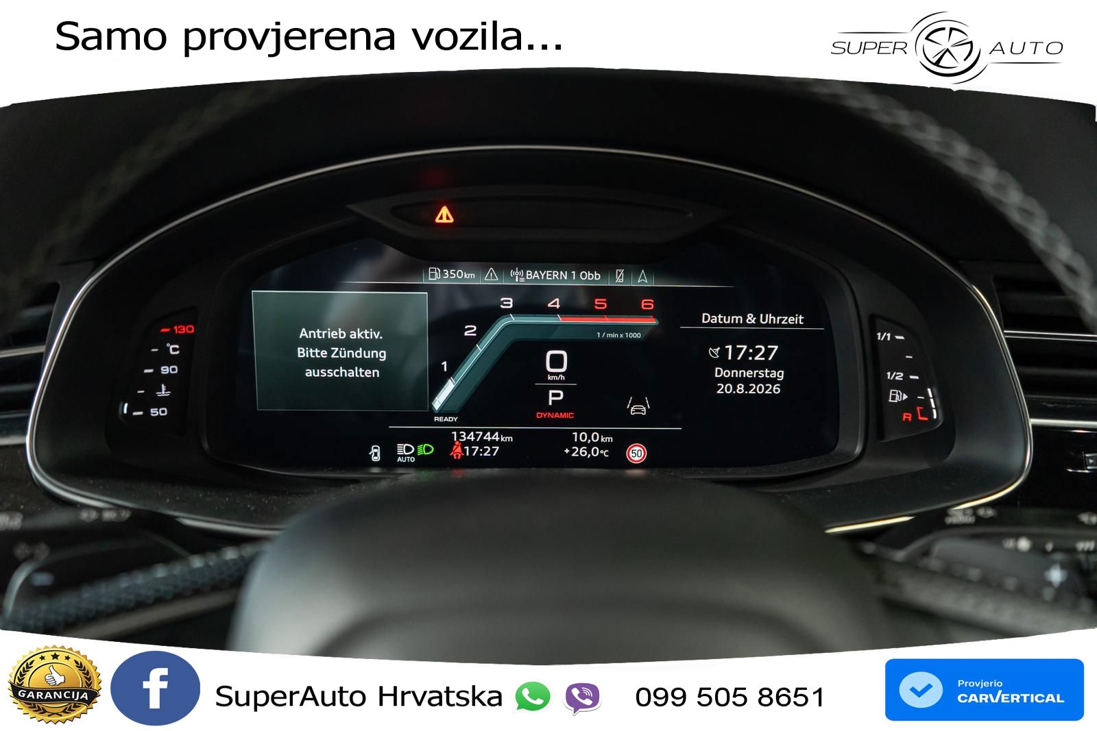 Audi Q8 50 TDI V6 (330 KS) quattro Tiptronic S line LED+GR SJED+ACC