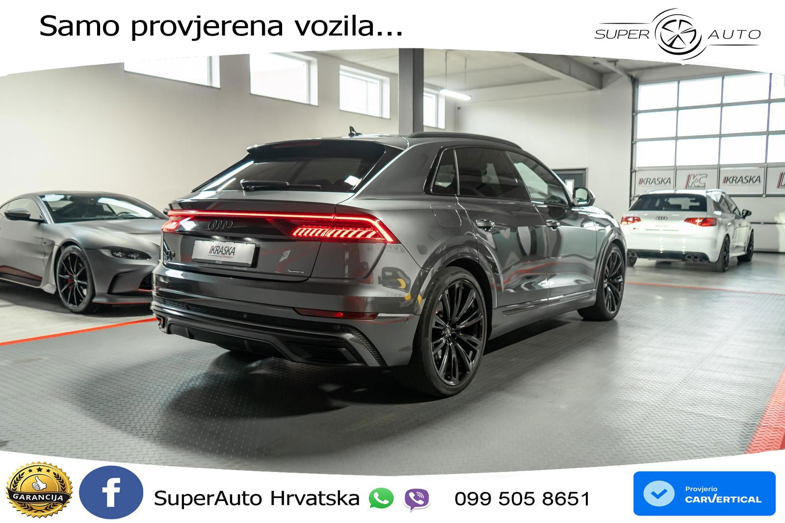 Audi Q8 50 TDI V6 (330 KS) quattro Tiptronic S line LED+GR SJED+ACC