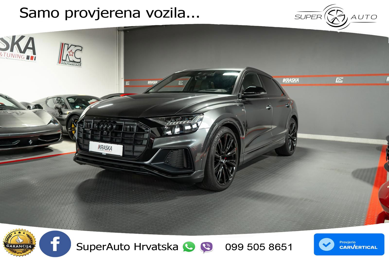 Audi Q8 50 TDI V6 (330 KS) quattro Tiptronic S line LED+GR SJED+ACC