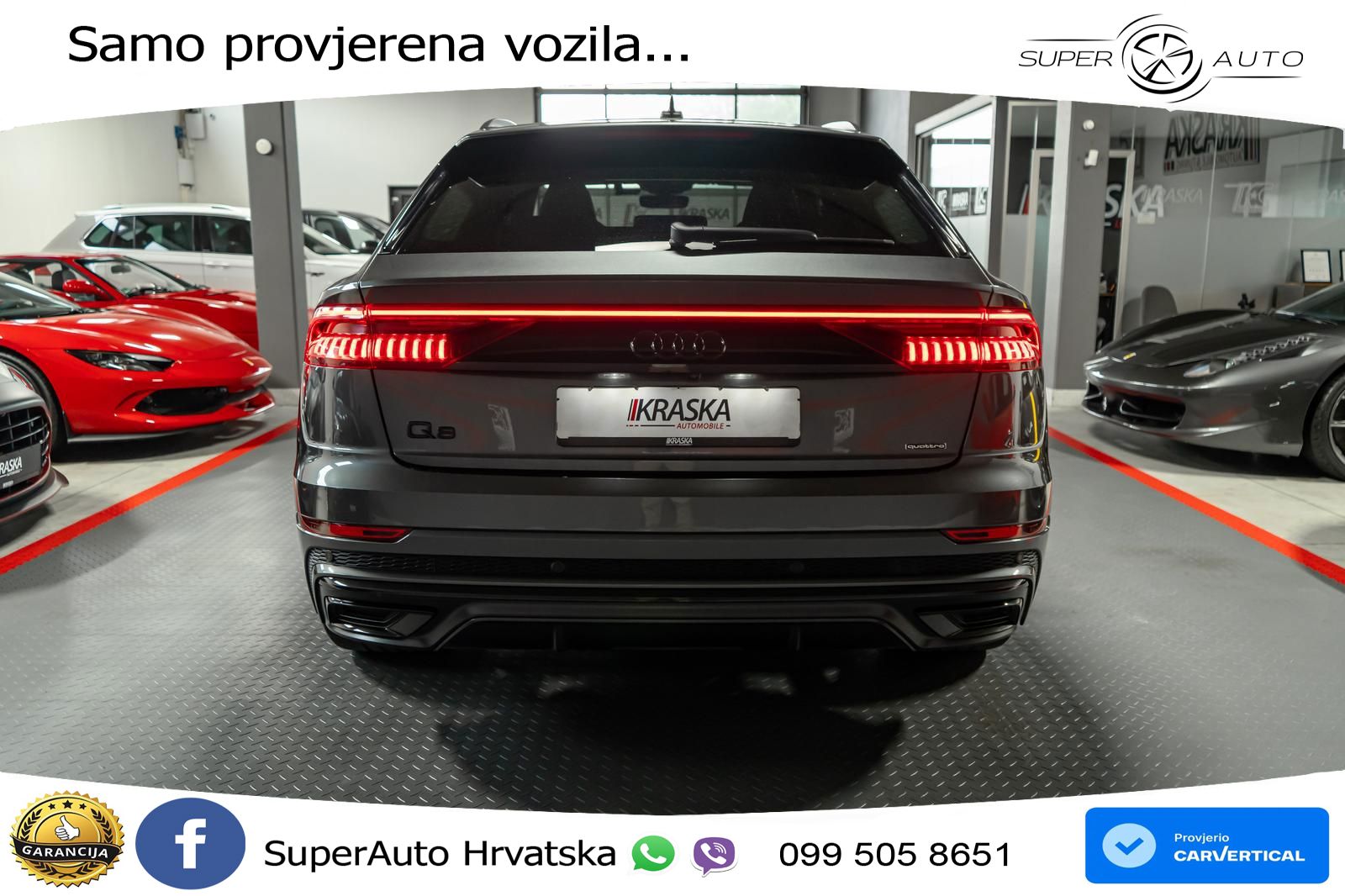 Audi Q8 50 TDI V6 (330 KS) quattro Tiptronic S line LED+GR SJED+ACC