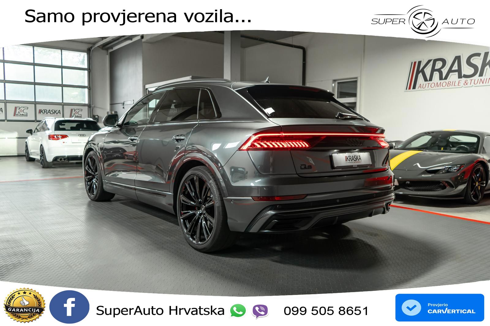 Audi Q8 50 TDI V6 (330 KS) quattro Tiptronic S line LED+GR SJED+ACC