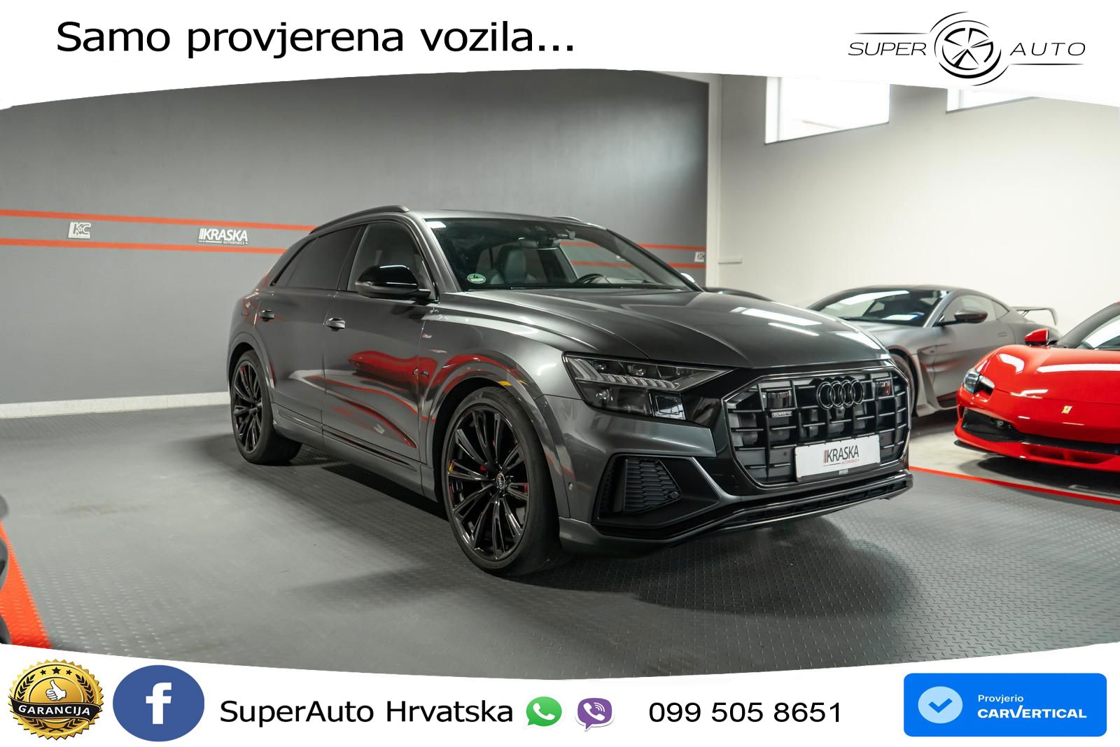 Audi Q8 50 TDI V6 (330 KS) quattro Tiptronic S line LED+GR SJED+ACC