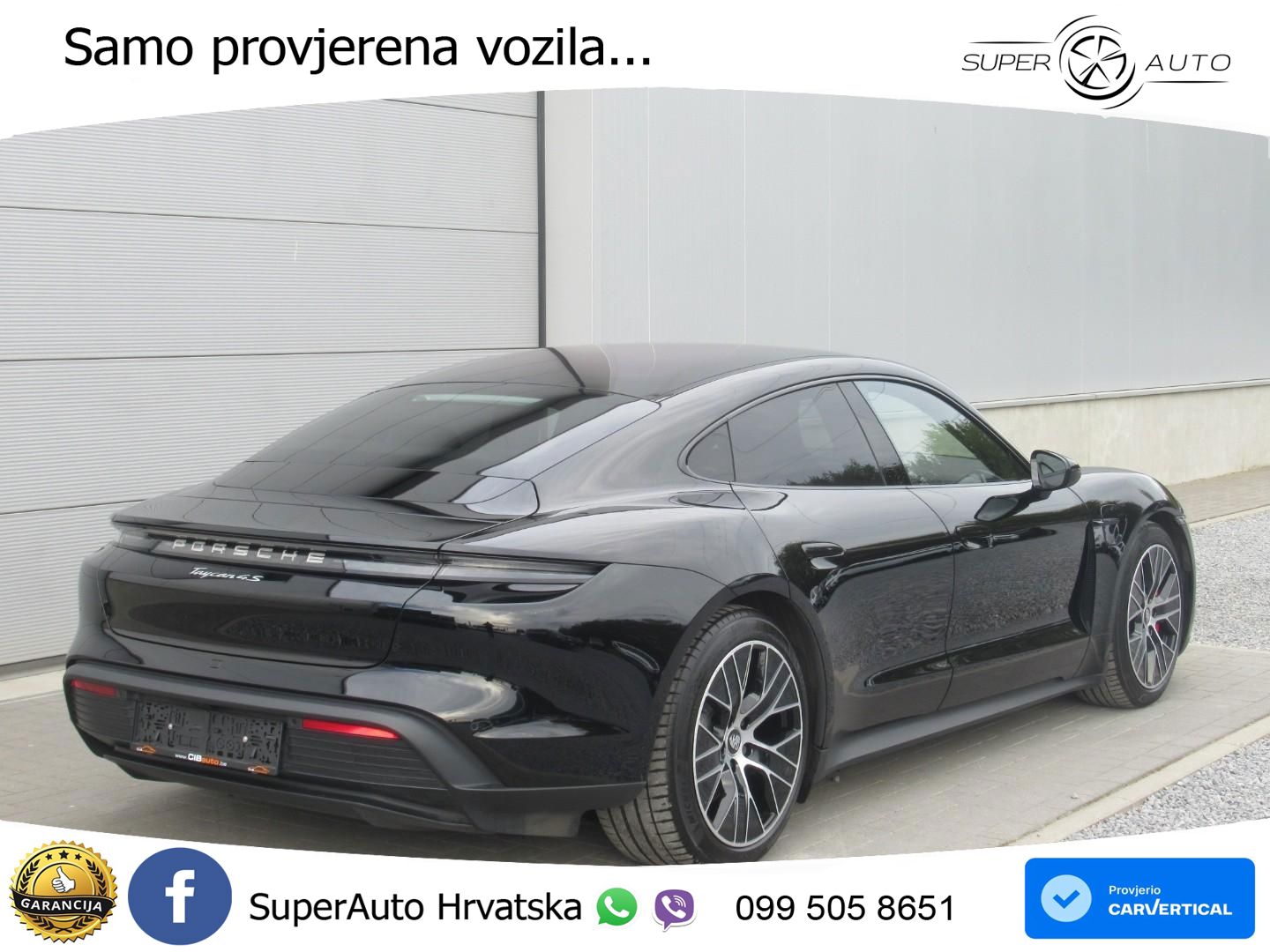 Porsche Taycan 4S Performance Plus 93.4 kWh (571 KS)