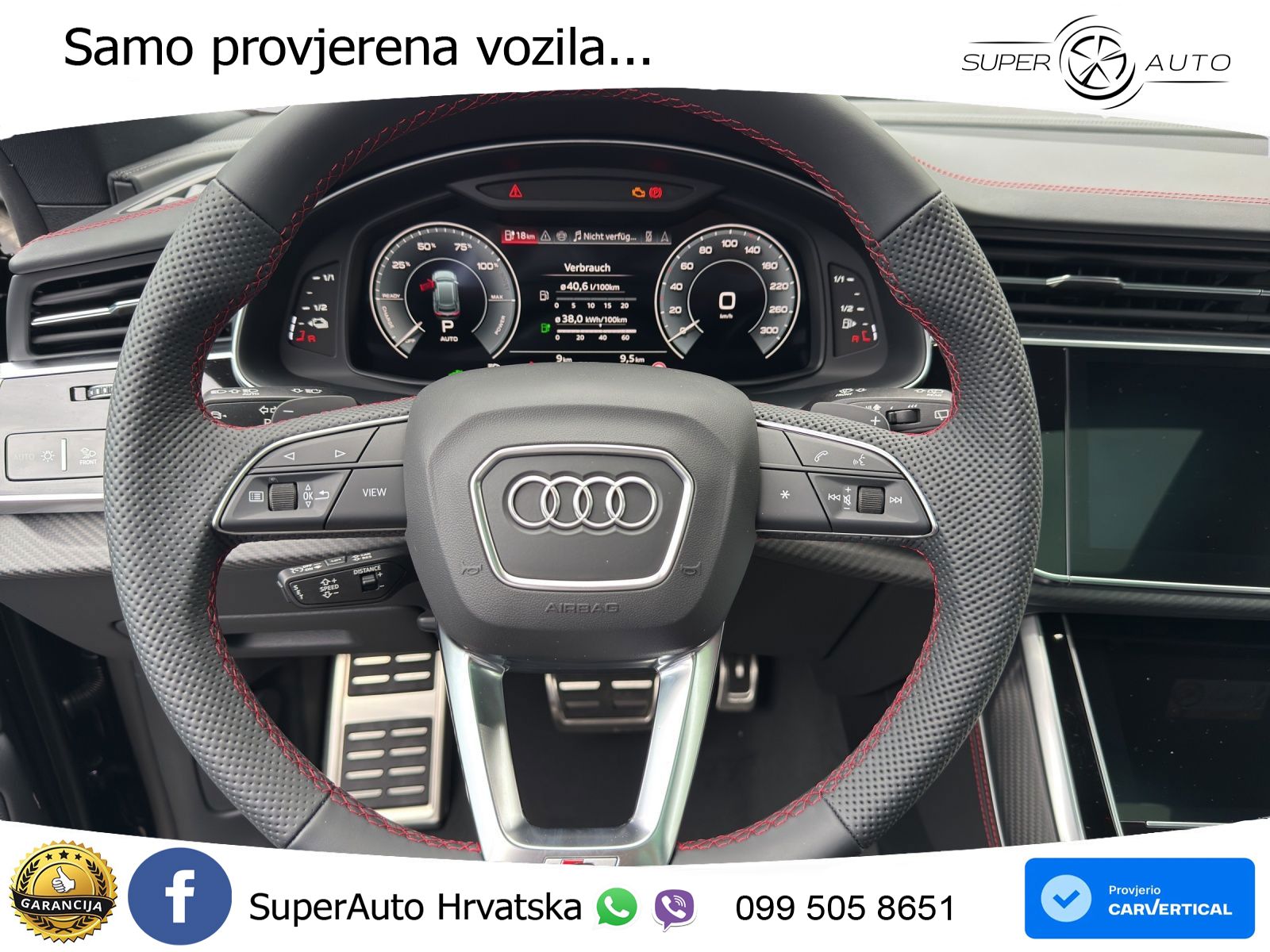 Audi Q8 55 TFSIe V6 (394 KS) quattro Tiptronic 2x S line LED+GR SJED+ACC