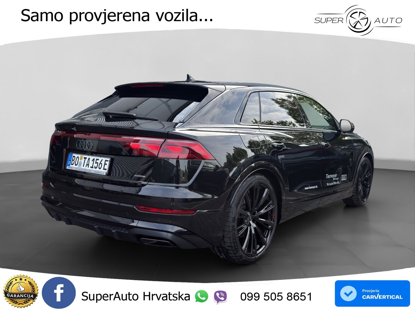 Audi Q8 55 TFSIe V6 (394 KS) quattro Tiptronic 2x S line LED+GR SJED+ACC
