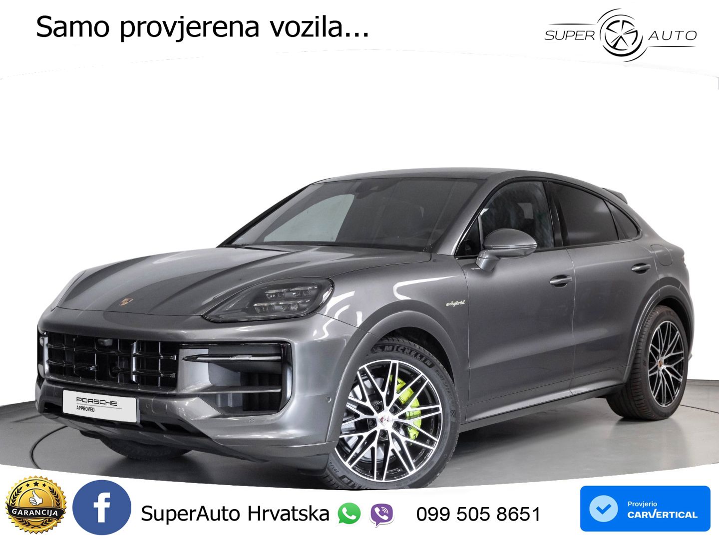 Porsche Cayenne Coupe 3.0 V6 (470 KS) E-Hybrid Tiptronic S