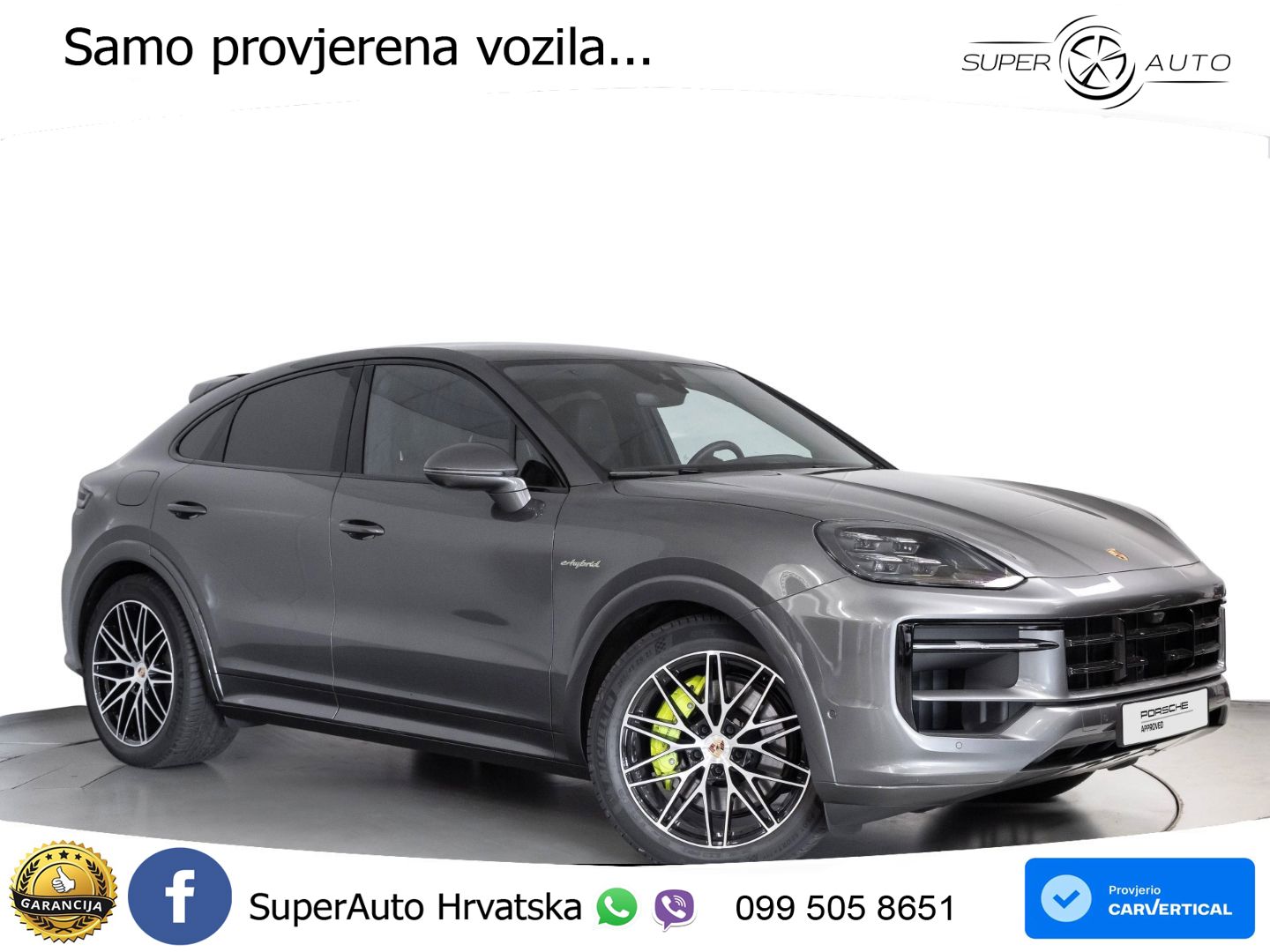Porsche Cayenne Coupe 3.0 V6 (470 KS) E-Hybrid Tiptronic S