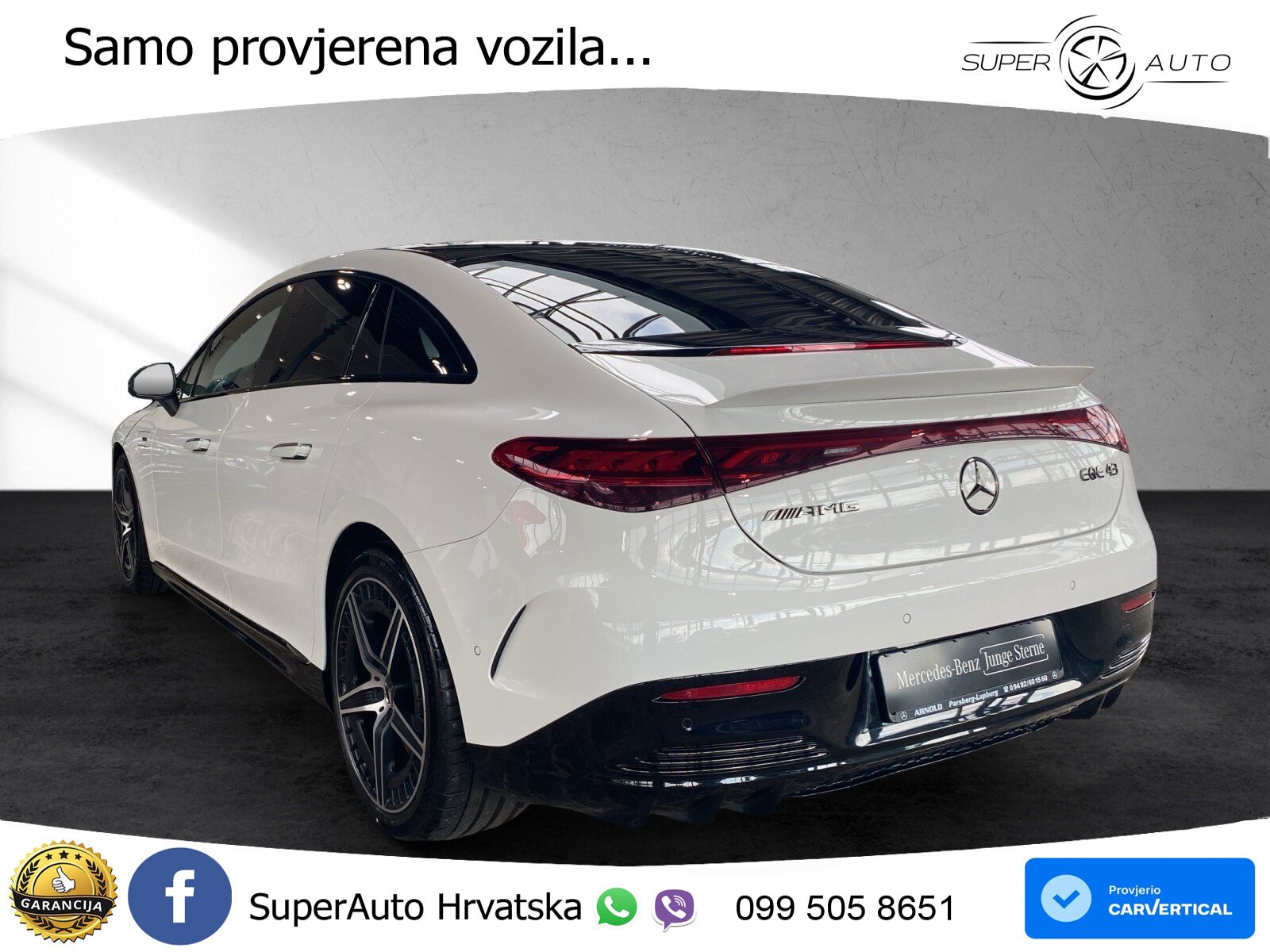 Mercedes EQE AMG 43 100 kWh (476 KS) 4MATIC ACC+HEAD+4xGR SJED+360+PANO
