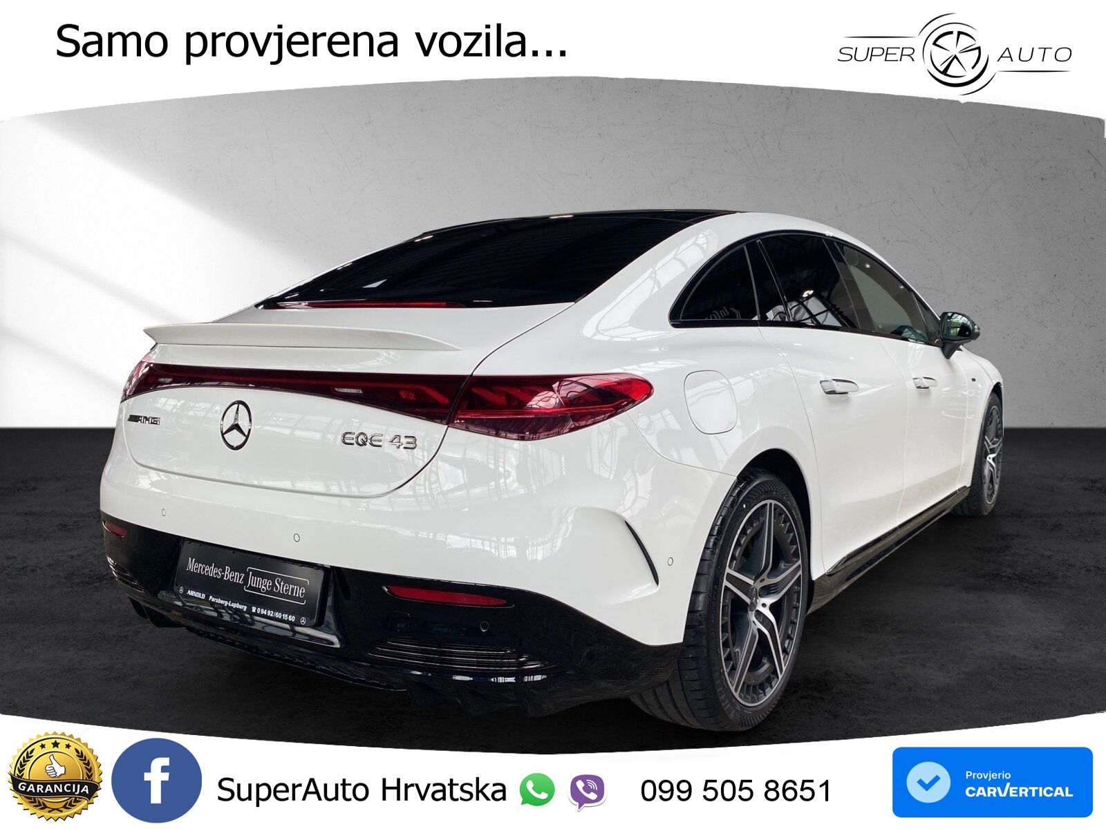 Mercedes EQE AMG 43 100 kWh (476 KS) 4MATIC ACC+HEAD+4xGR SJED+360+PANO
