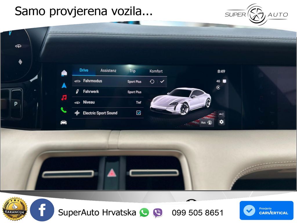 Porsche Taycan Turbo S 105 kWh (952 KS)