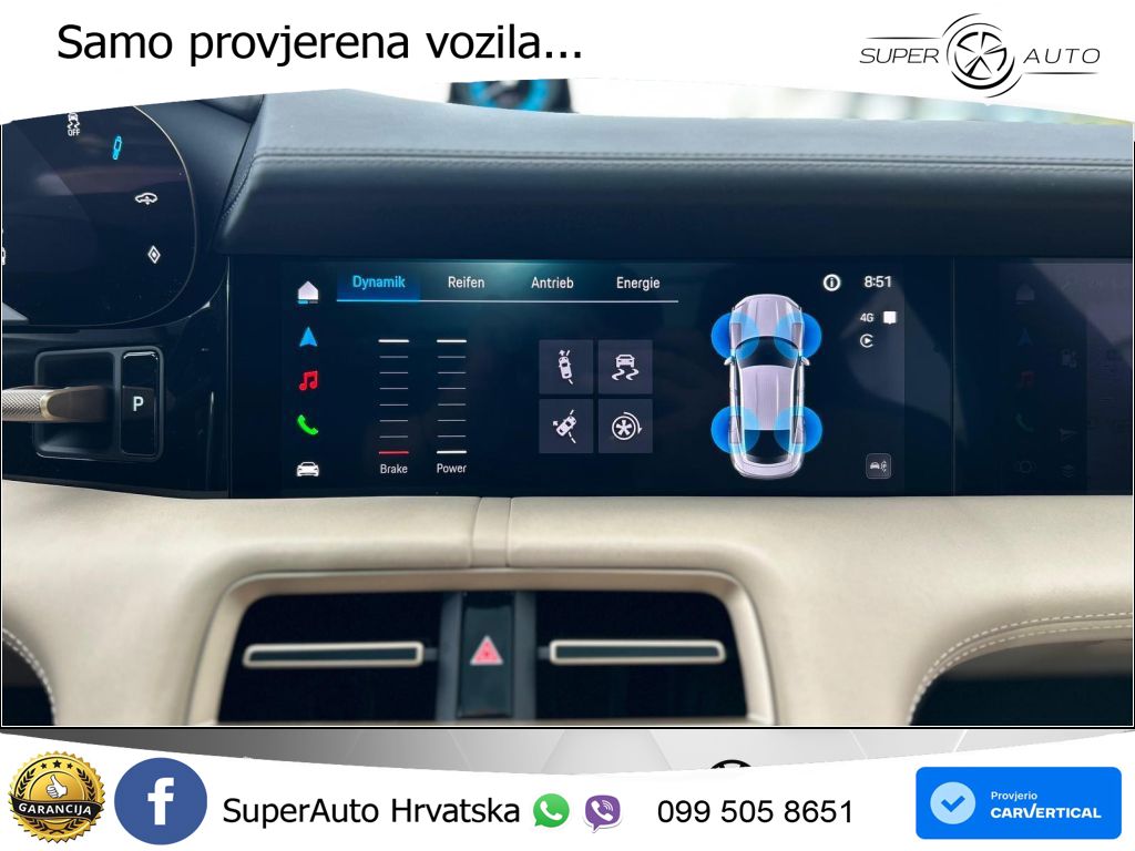 Porsche Taycan Turbo S 105 kWh (952 KS)