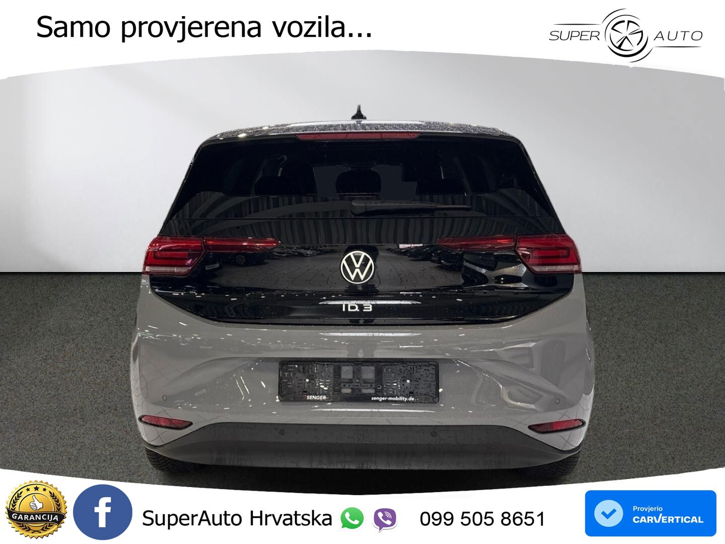 Volkswagen ID.3 Pro 62 kWh (204 KS) LED+GR SJED+ACC