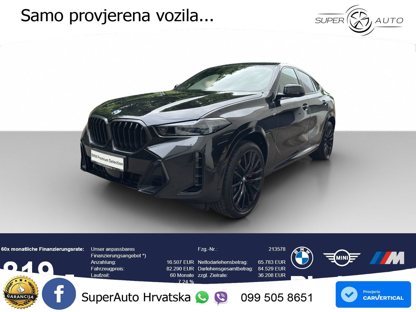 BMW X6 40d (352 KS) xDrive Steptronic M Sport LED+GR SJED+ACC