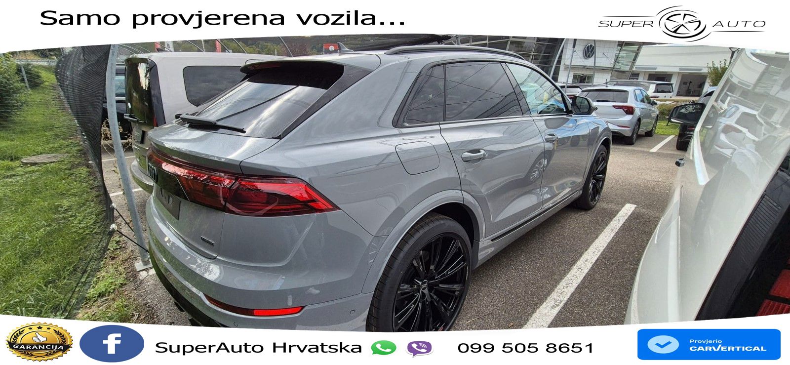 Audi Q8 50 TDI V6 (286 KS) quattro Tiptronic S line LED+GR SJED+ACC