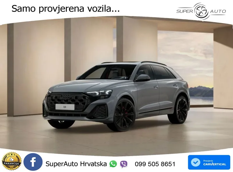 Audi Q8 50 TDI V6 (286 KS) quattro Tiptronic S line LED+GR SJED+ACC