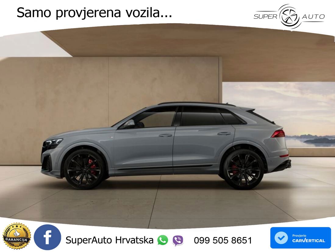 Audi Q8 50 TDI V6 (286 KS) quattro Tiptronic S line LED+GR SJED+ACC