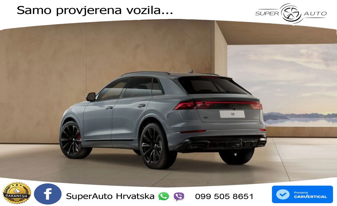 Audi Q8 50 TDI V6 (286 KS) quattro Tiptronic S line LED+GR SJED+ACC