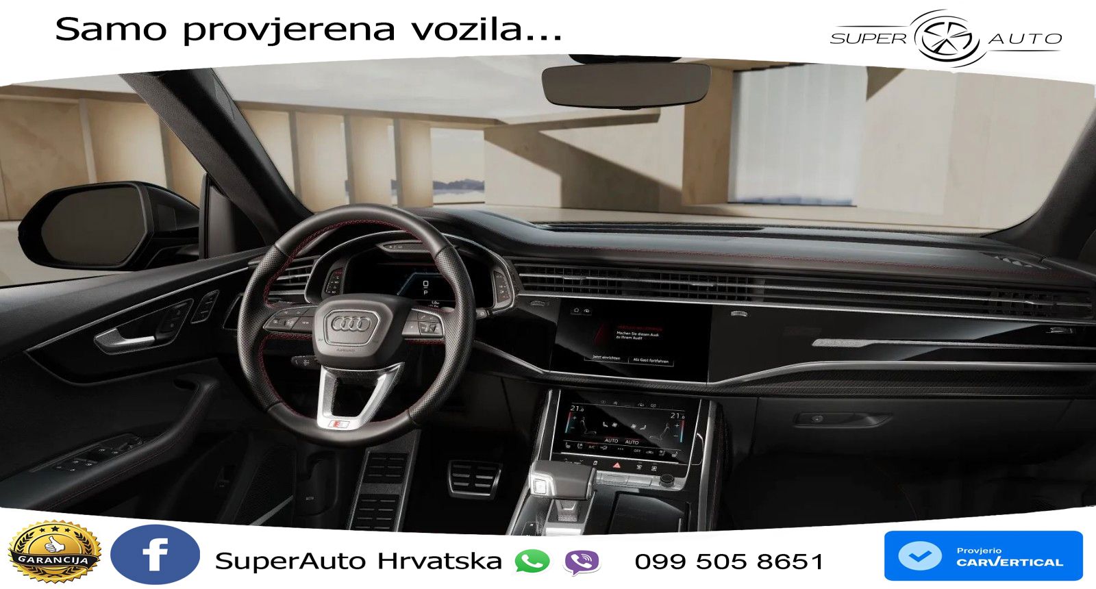Audi Q8 50 TDI V6 (286 KS) quattro Tiptronic S line LED+GR SJED+ACC