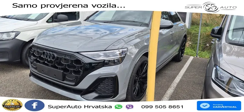 Audi Q8 50 TDI V6 (286 KS) quattro Tiptronic S line LED+GR SJED+ACC