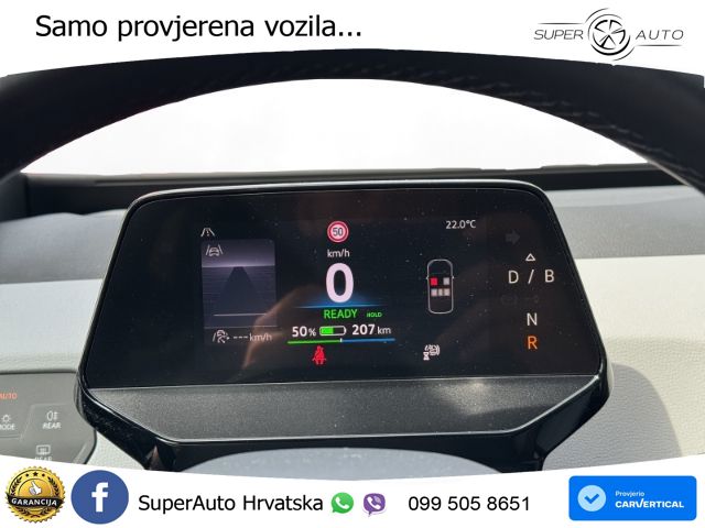 Volkswagen ID.3 Pure 55 kWh (170 KS) LED+GR SJED+ACC