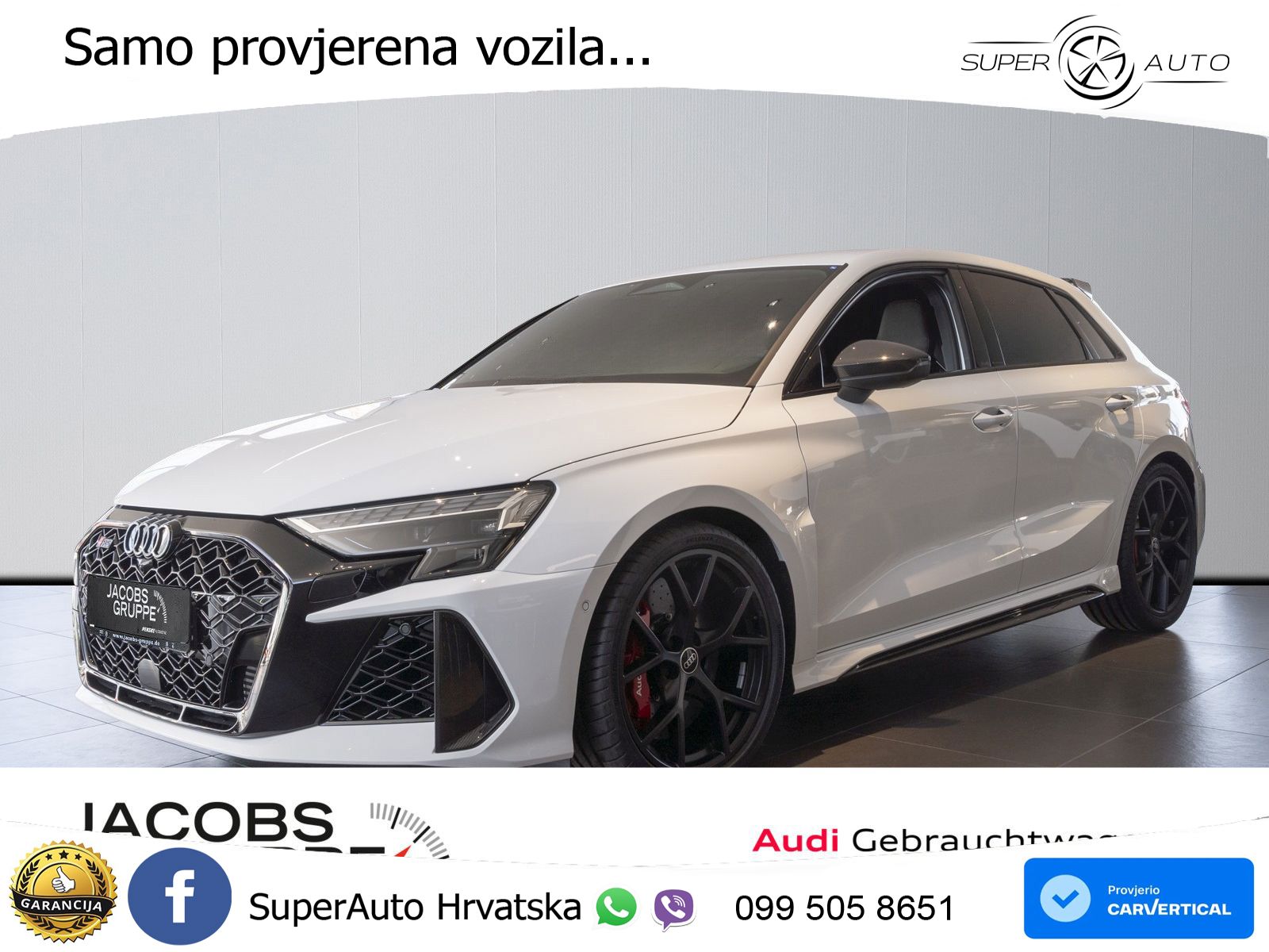 Audi RS3 Sportback 2.5 TFSI (400 KS) quattro S tronic LED+GR SJED+ACC