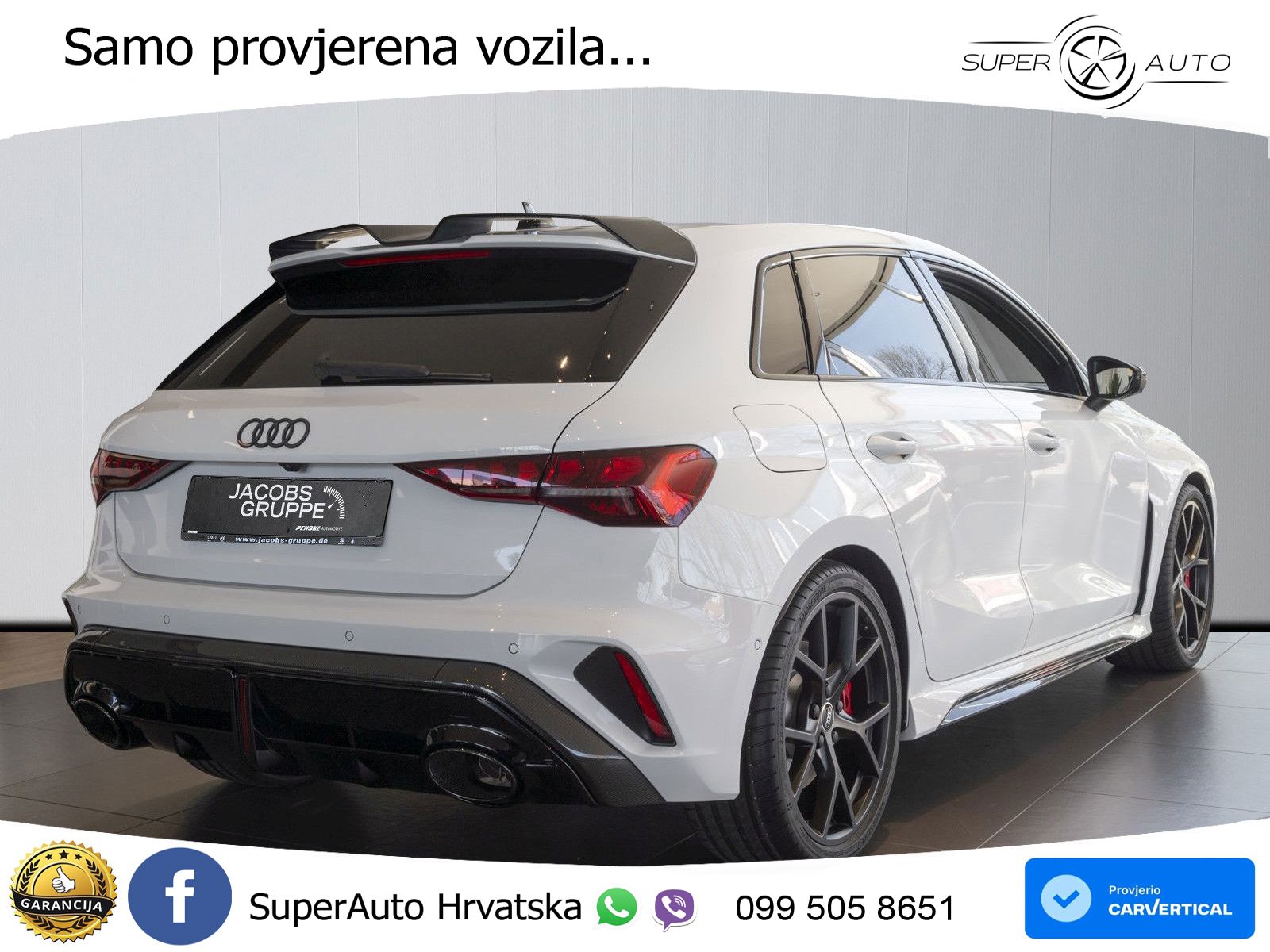 Audi RS3 Sportback 2.5 TFSI (400 KS) quattro S tronic LED+GR SJED+ACC