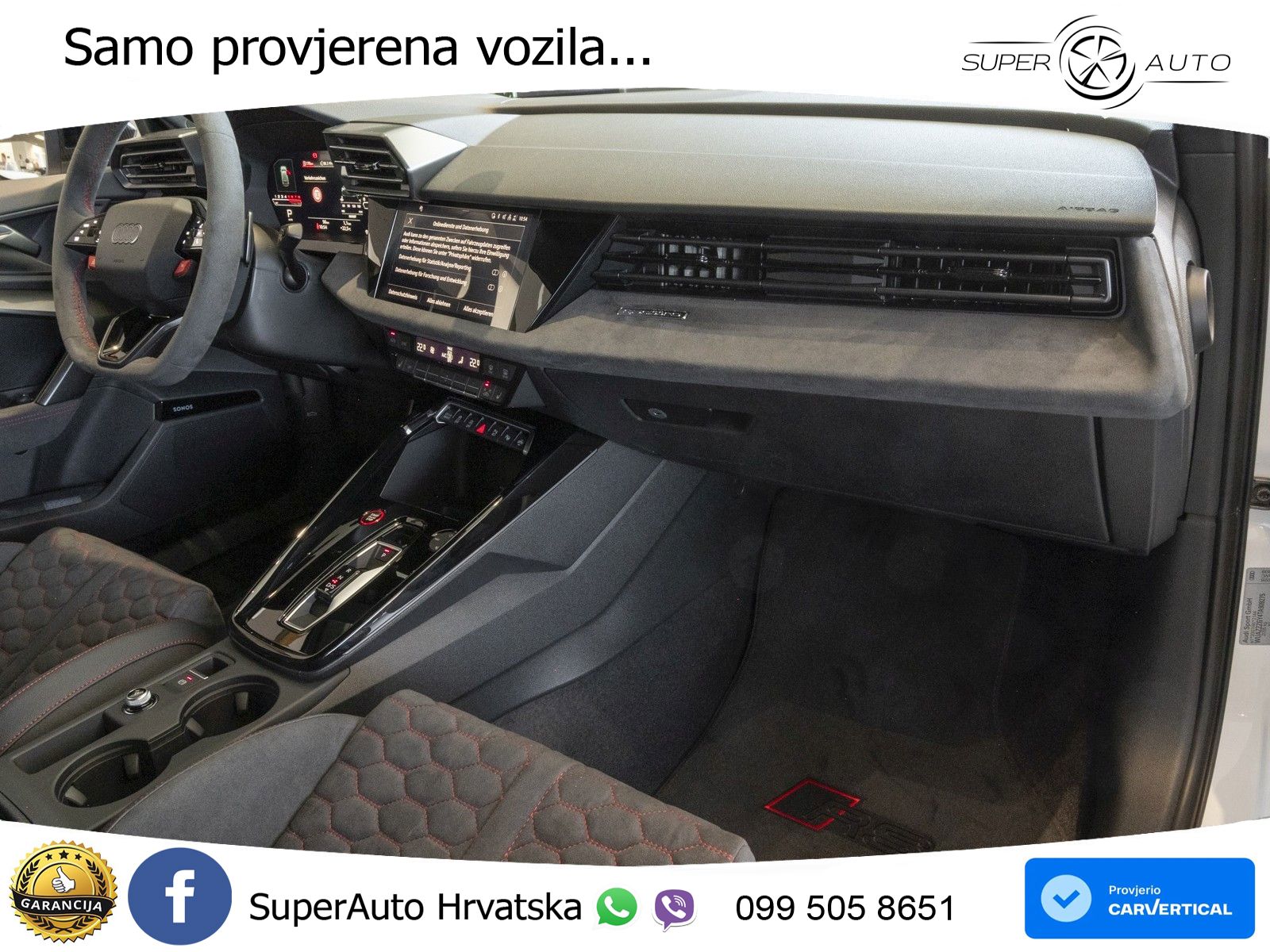 Audi RS3 Sportback 2.5 TFSI (400 KS) quattro S tronic LED+GR SJED+ACC