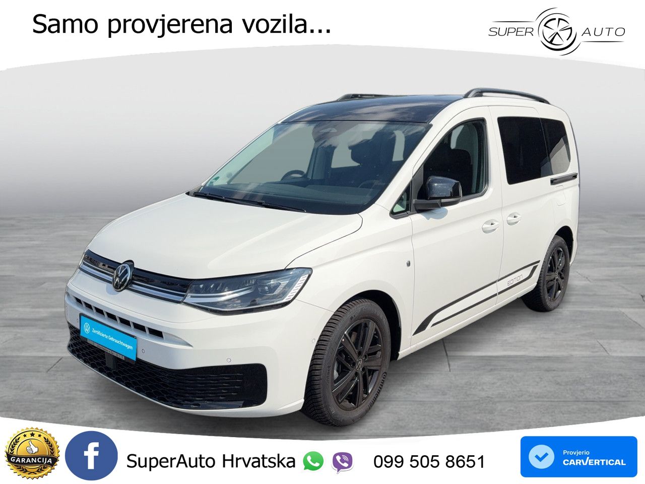 VW Caddy 122 KS LED+GR SJED+ACC