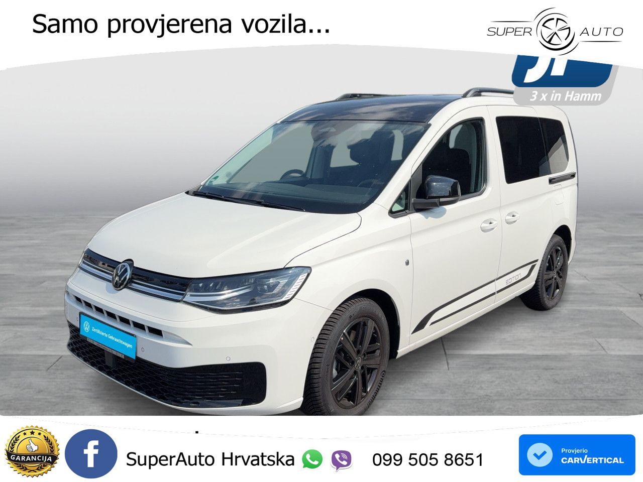 VW Caddy 122 KS LED+GR SJED+ACC