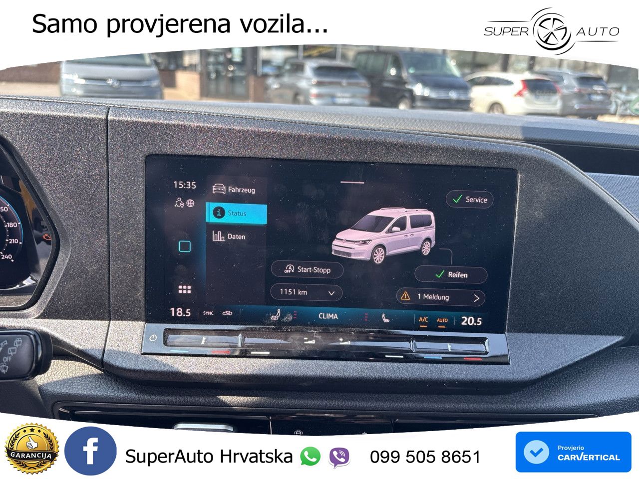 VW Caddy 122 KS LED+GR SJED+ACC