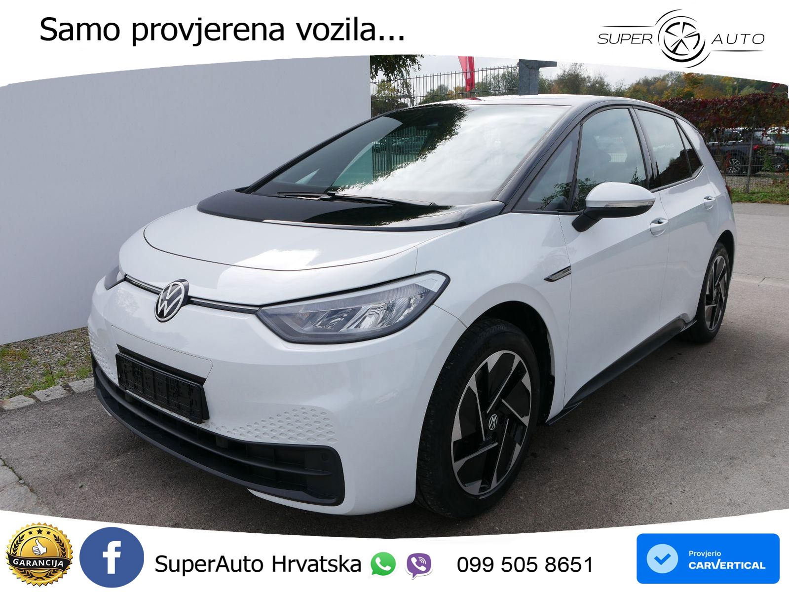 Volkswagen ID.3 Pro Performance 62 kWh (204 KS) LED+ACC