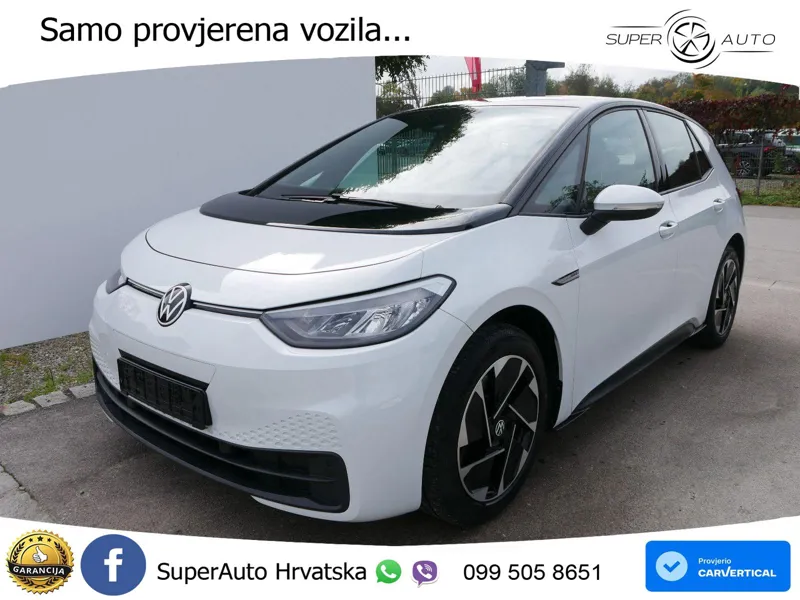 Volkswagen ID.3 Pro Performance 62 kWh (204 KS) LED+ACC