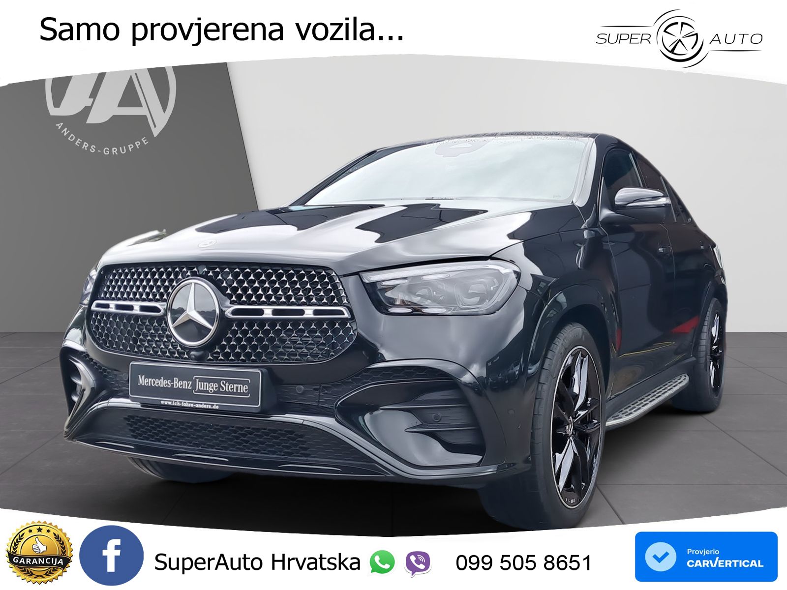 Mercedes GLE Coupe 450d (367 KS) EQ Boost 4MATIC 9G-TRONIC AMG LED+GR SJED+ACC