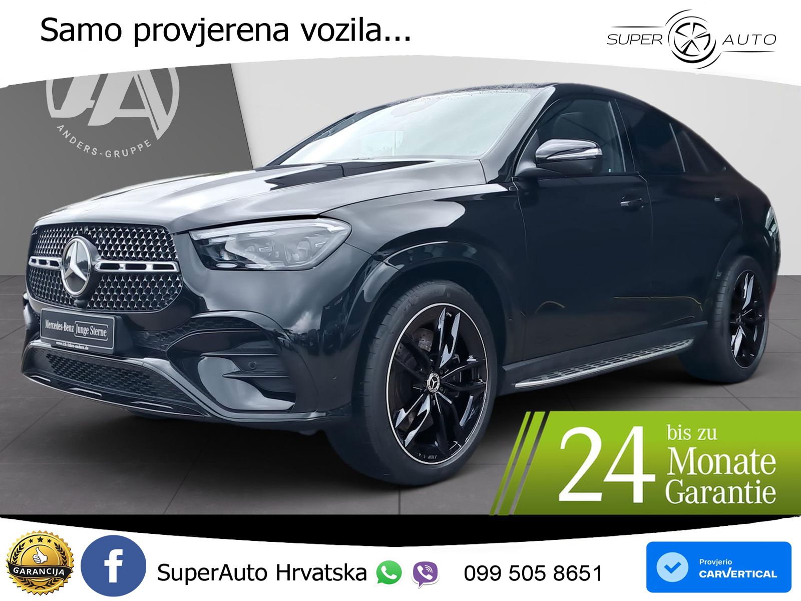Mercedes GLE Coupe 450d (367 KS) EQ Boost 4MATIC 9G-TRONIC AMG LED+GR SJED+ACC