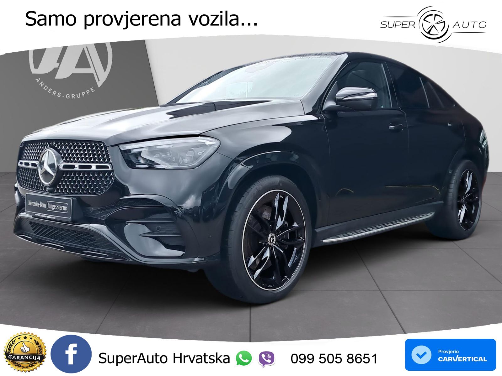 Mercedes GLE Coupe 450d (367 KS) EQ Boost 4MATIC 9G-TRONIC AMG LED+GR SJED+ACC
