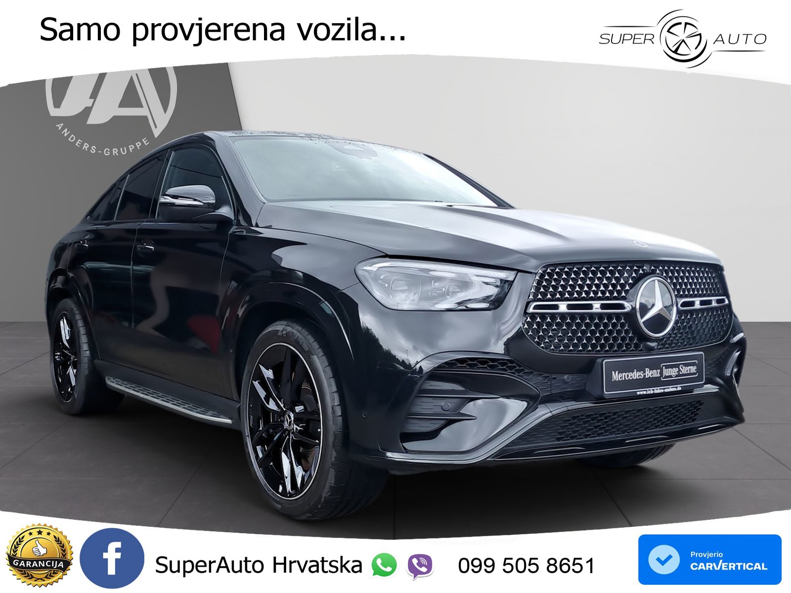 Mercedes GLE Coupe 450d (367 KS) EQ Boost 4MATIC 9G-TRONIC AMG LED+GR SJED+ACC