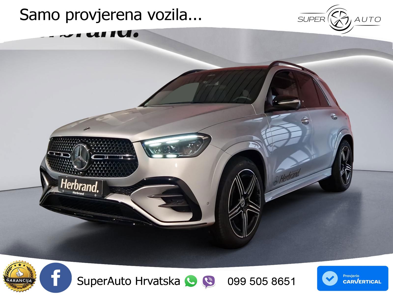 Mercedes GLE 450 3.0 (381 KS) EQ Boost 4MATIC 9G-TRONIC AMG LED+GR SJED+ACC