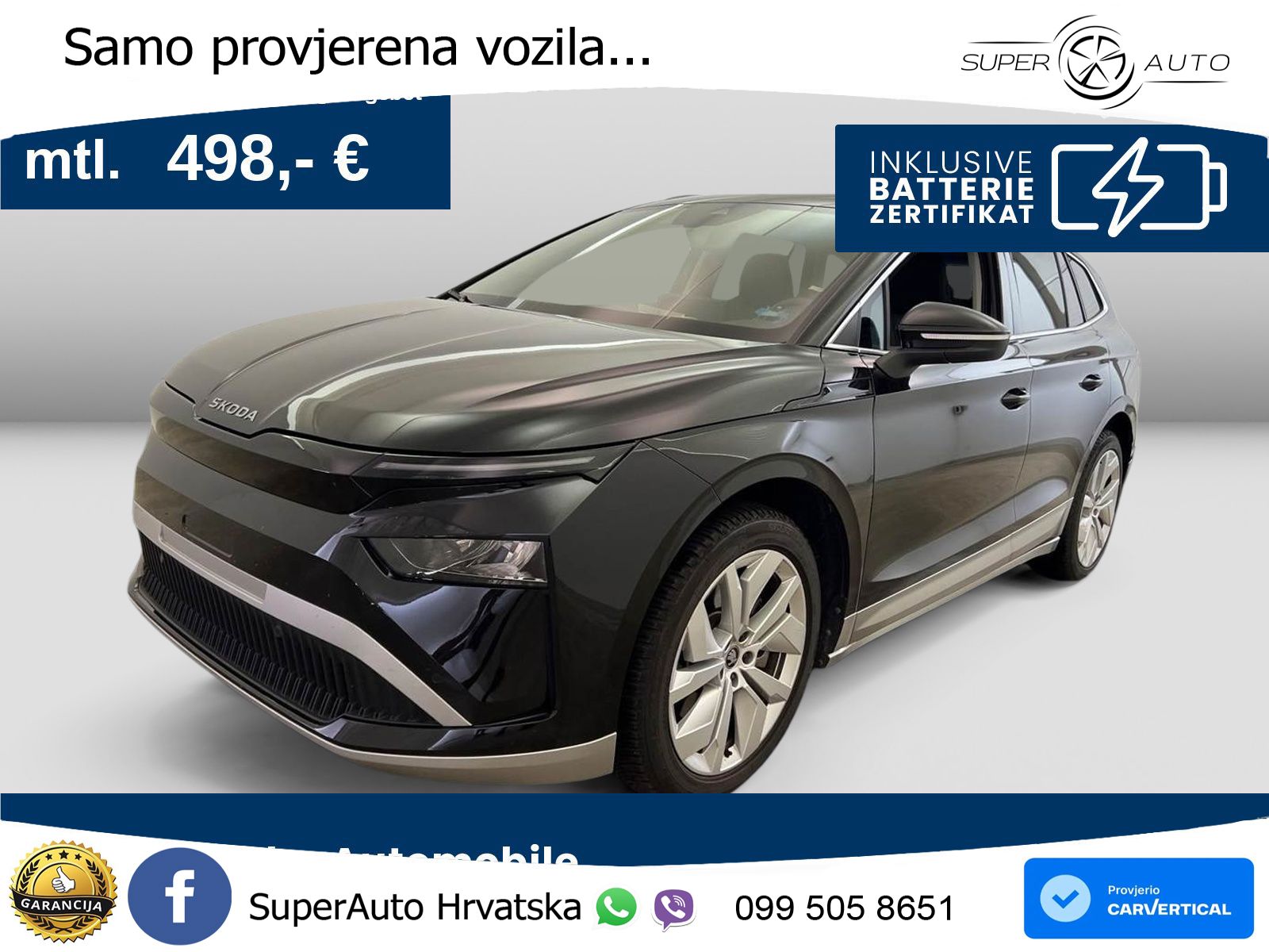Škoda Enyaq 85 82 kWh (286 KS) LED+GR SJED+ACC