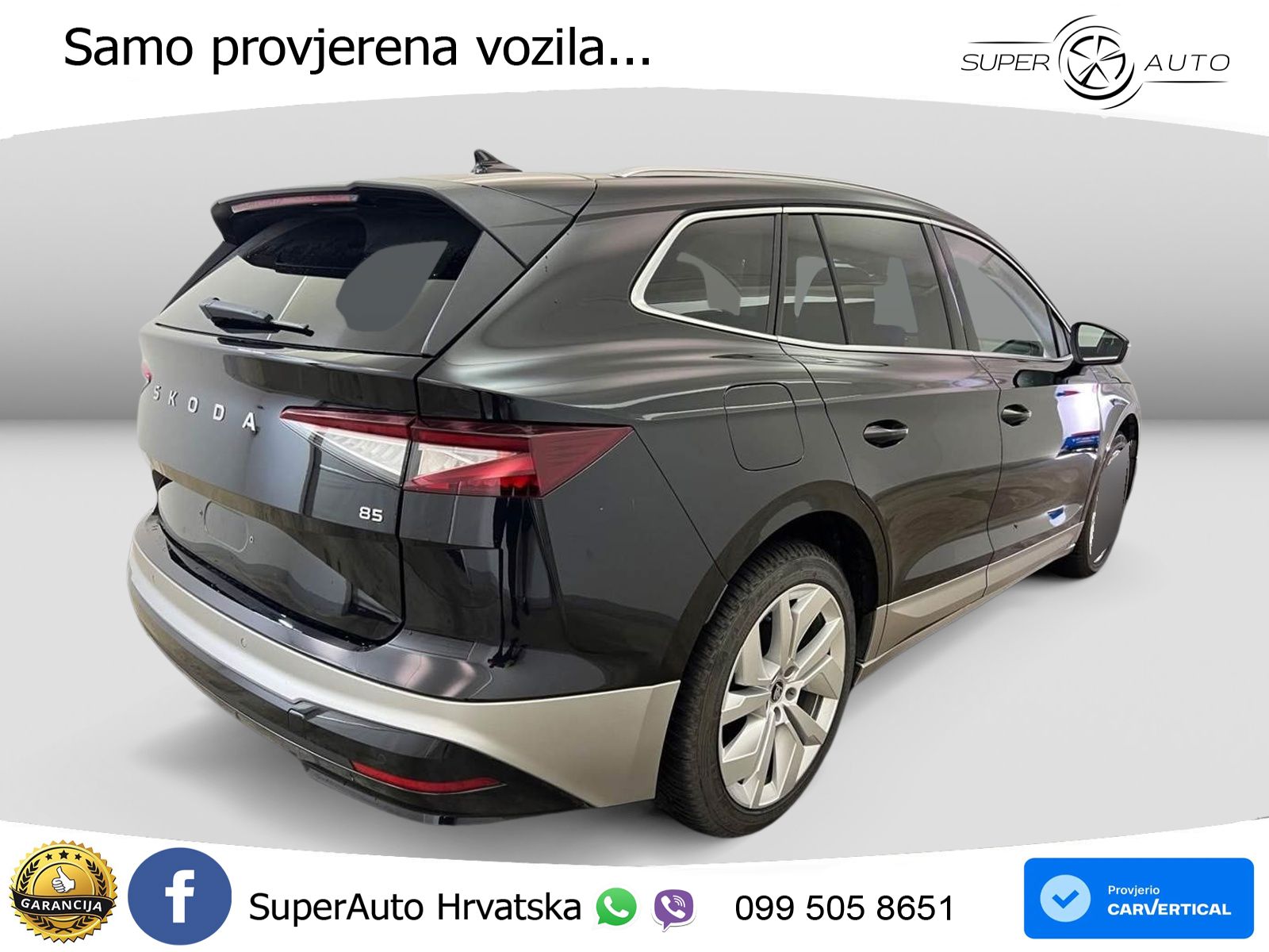 Škoda Enyaq 85 82 kWh (286 KS) LED+GR SJED+ACC